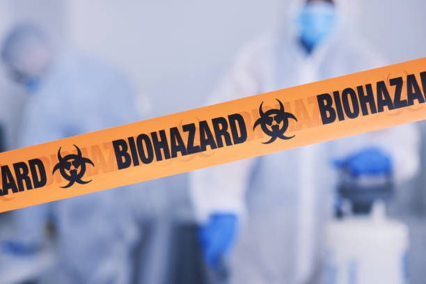 Professional Infectious Disease Decontamination technician working in Aberdeen, NC